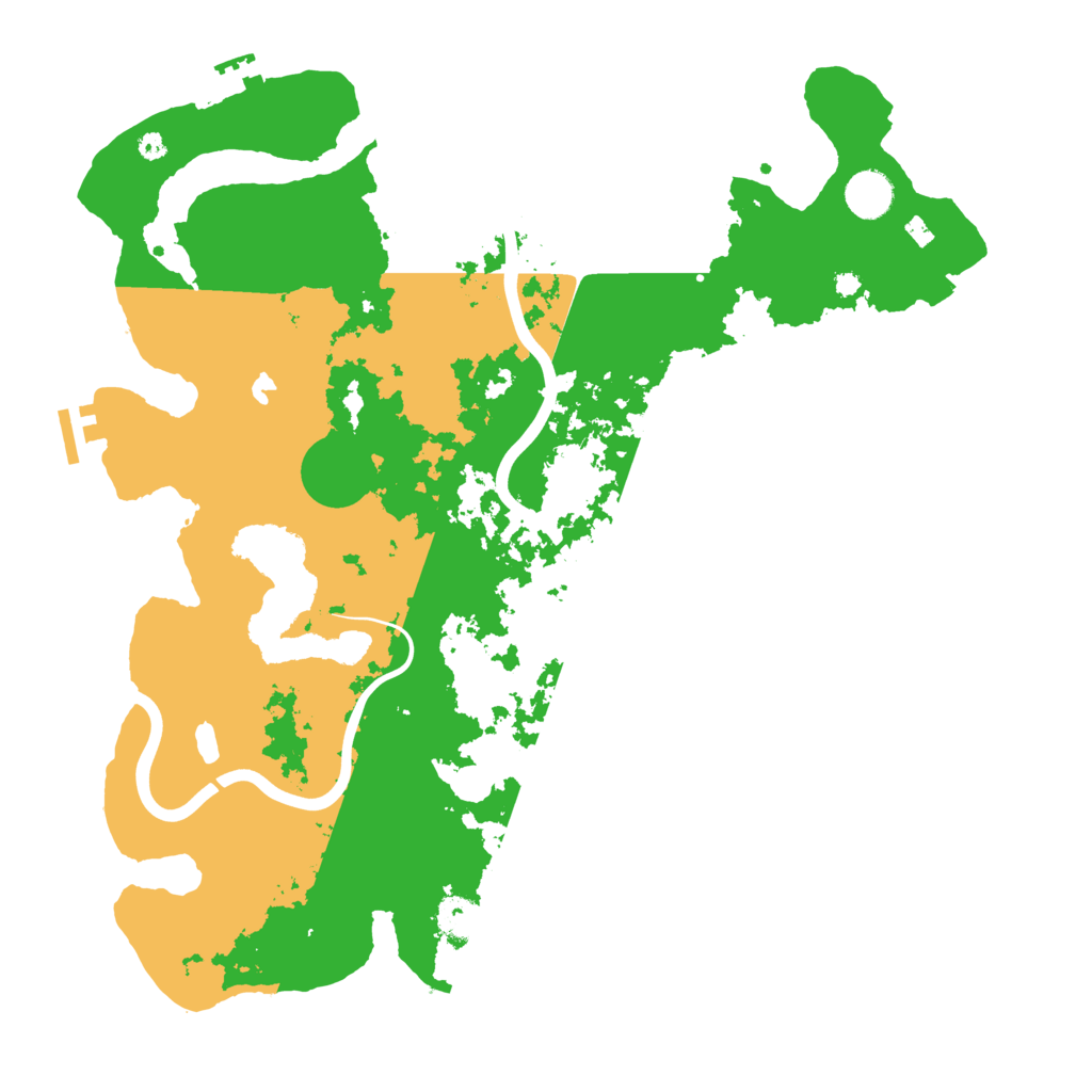 Biome Rust Map: Procedural Map, Size: 4000, Seed: 19179259