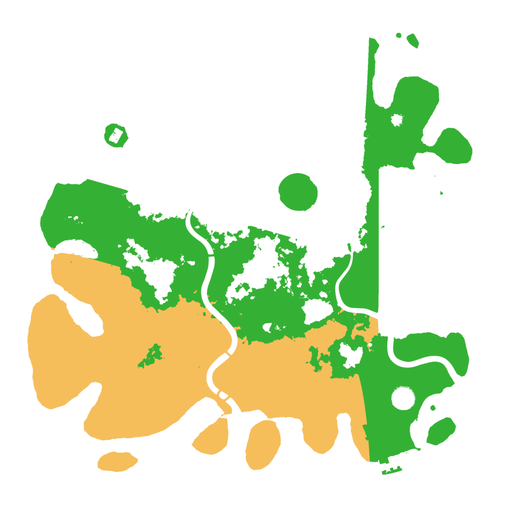Biome Rust Map: Procedural Map, Size: 3800, Seed: 24726