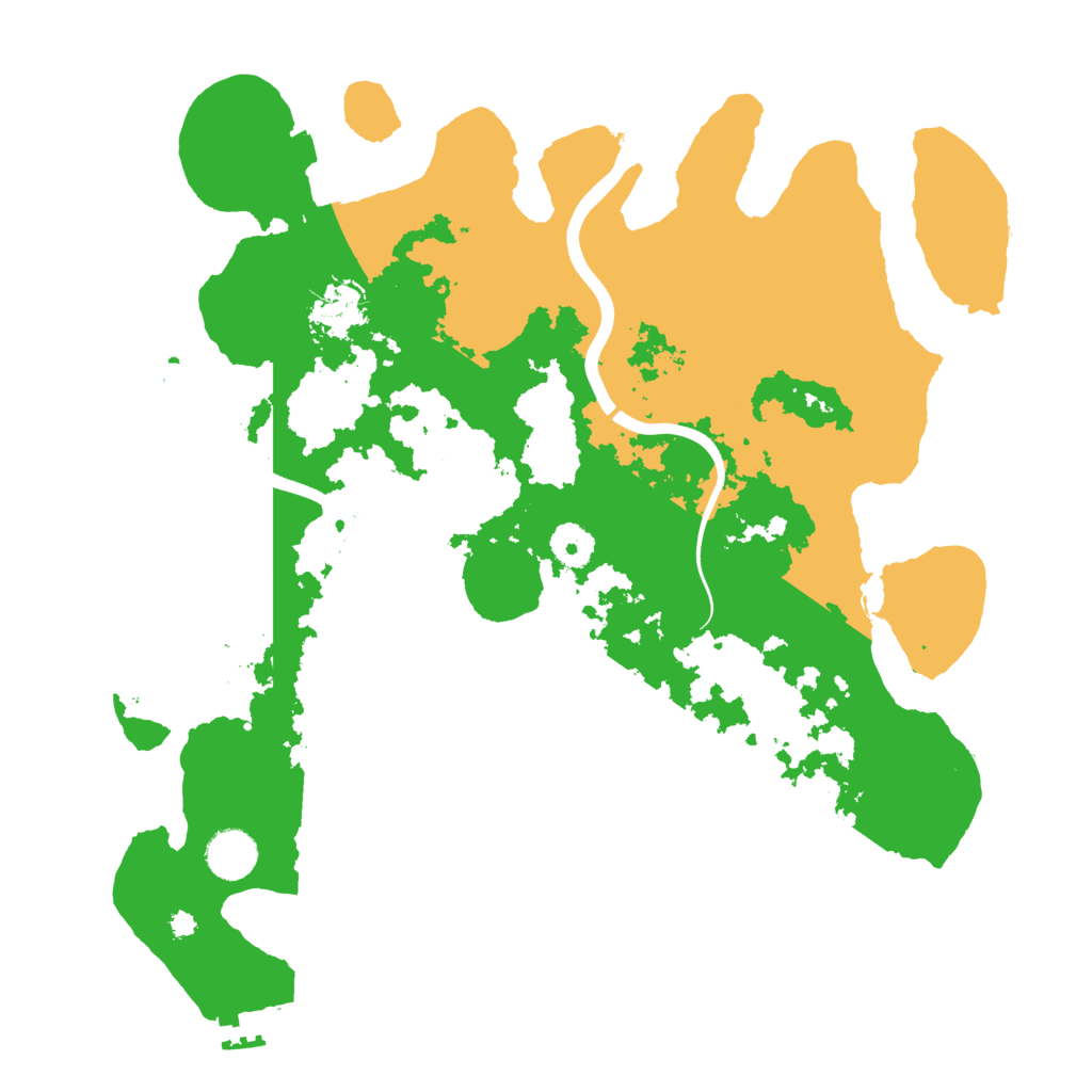 Biome Rust Map: Procedural Map, Size: 3800, Seed: 2068720740