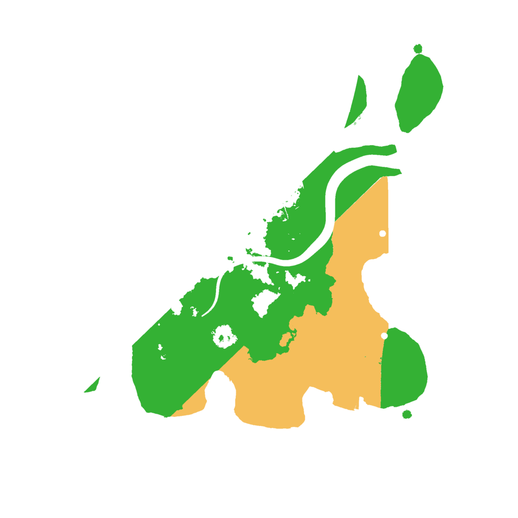 Biome Rust Map: Procedural Map, Size: 2300, Seed: 2025618230