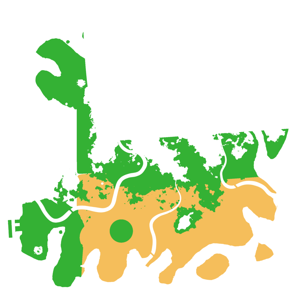 Biome Rust Map: Procedural Map, Size: 3500, Seed: 469088816