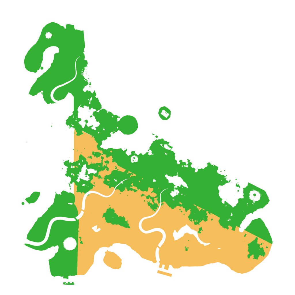 Biome Rust Map: Procedural Map, Size: 4050, Seed: 2007973079