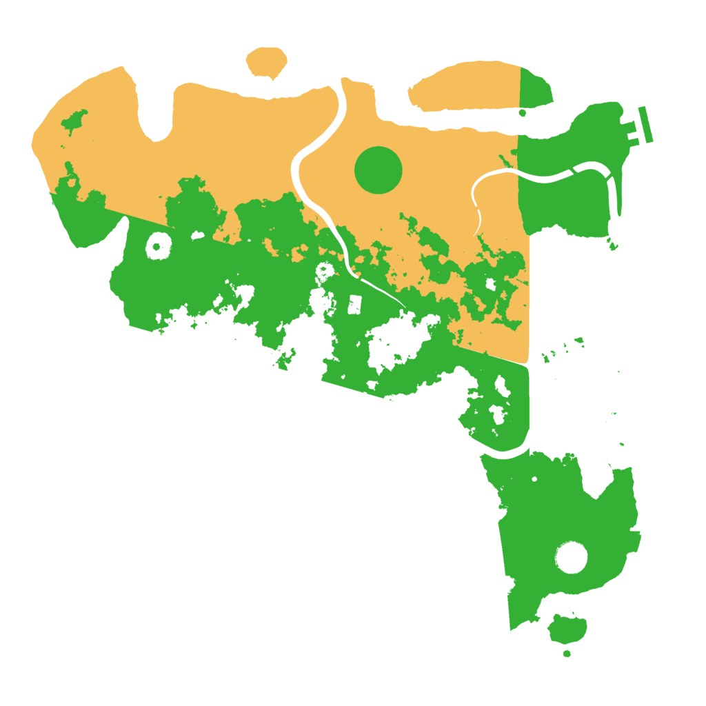 Biome Rust Map: Procedural Map, Size: 3900, Seed: 1773332307