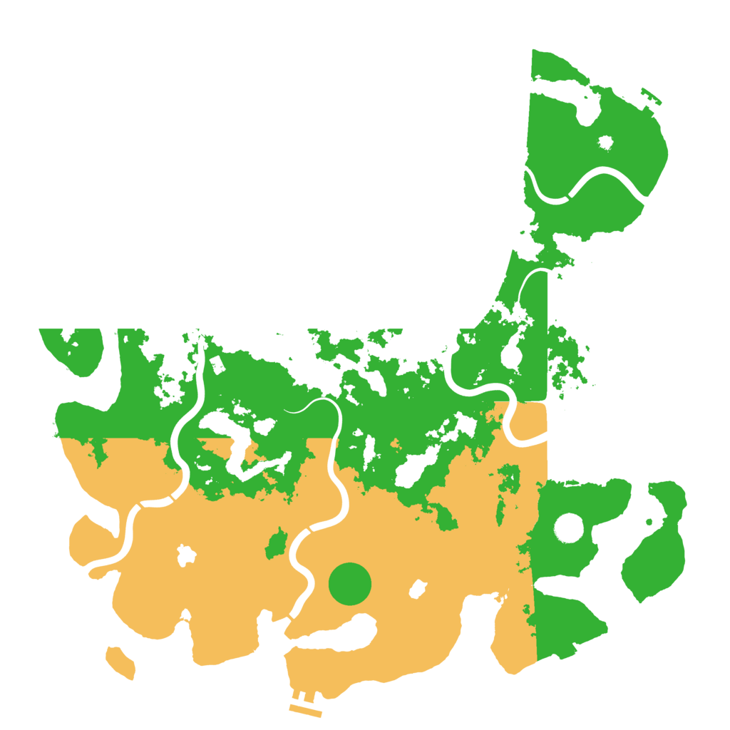 Biome Rust Map: Procedural Map, Size: 4500, Seed: 602829141