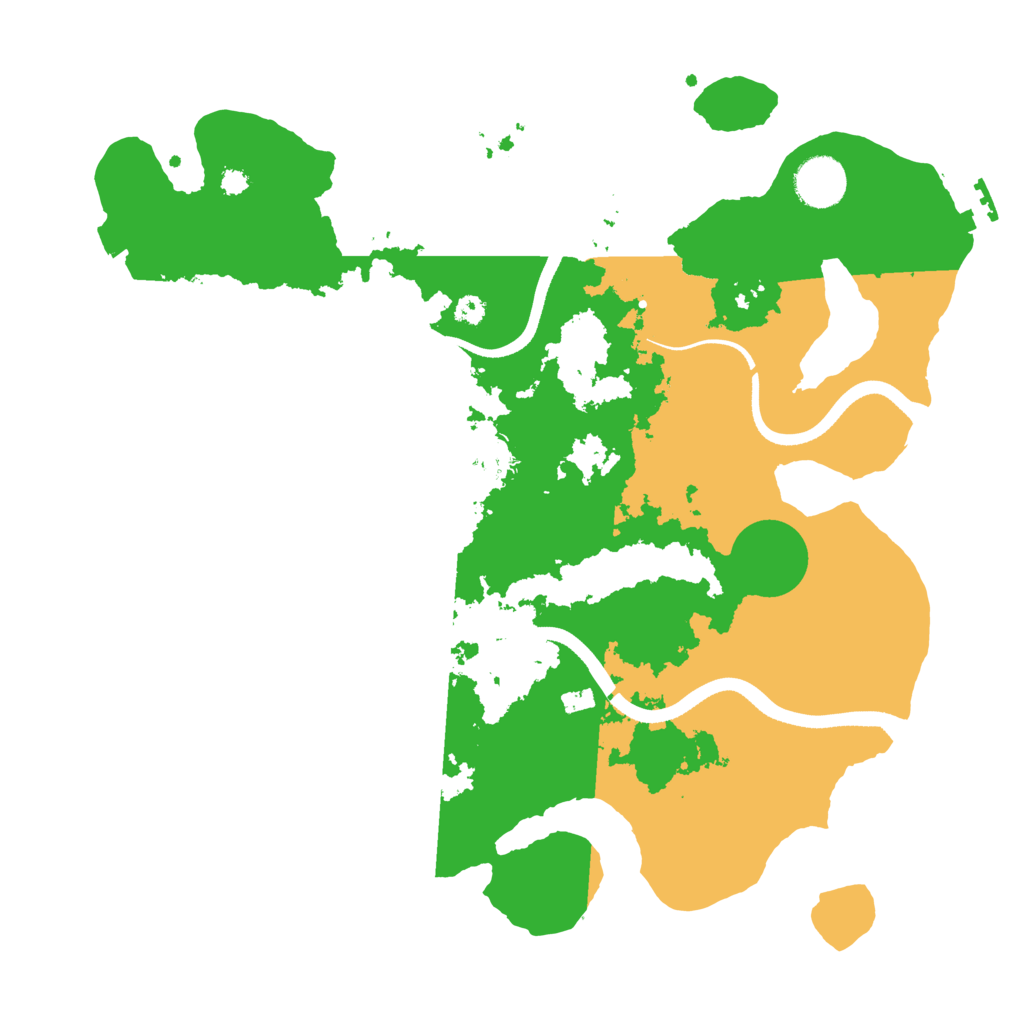 Biome Rust Map: Procedural Map, Size: 3500, Seed: 2088334978