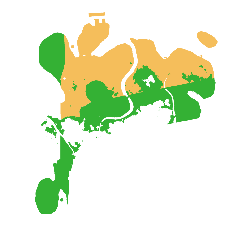 Biome Rust Map: Procedural Map, Size: 3000, Seed: 818868998