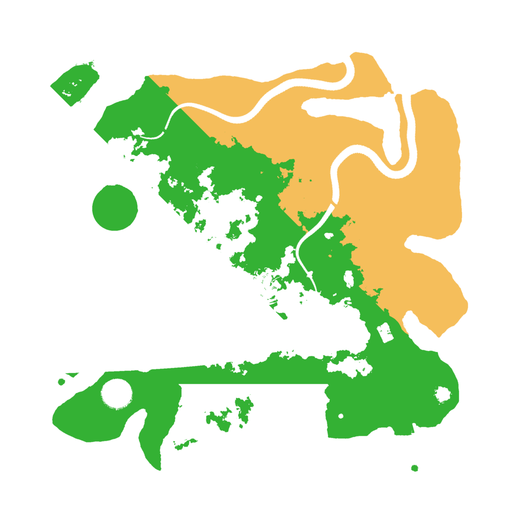 Biome Rust Map: Procedural Map, Size: 3000, Seed: 48213