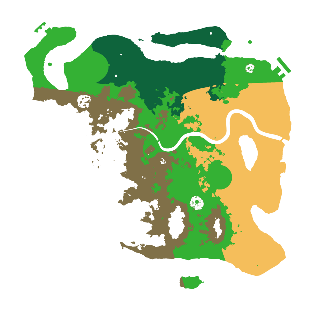 Biome Rust Map: Procedural Map, Size: 3400, Seed: 325885538