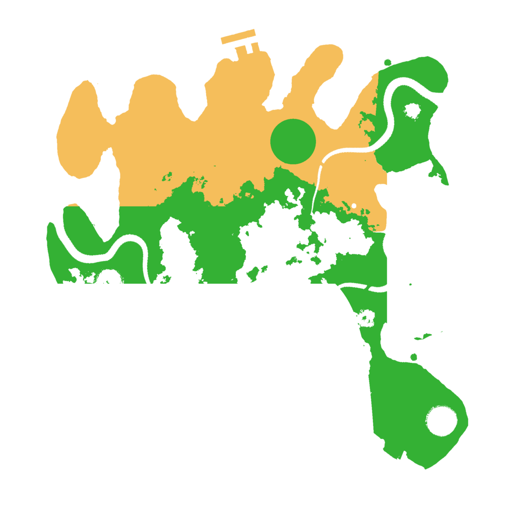 Biome Rust Map: Procedural Map, Size: 3000, Seed: 677239922
