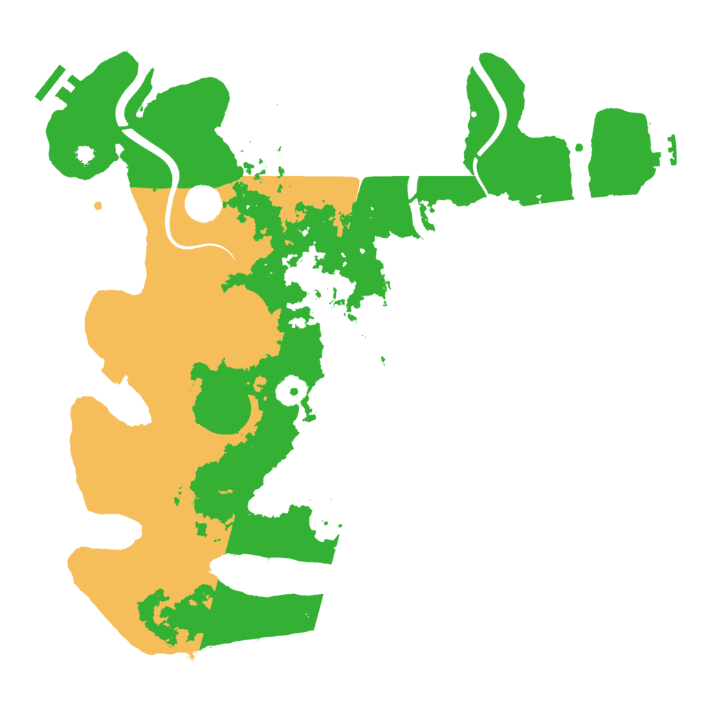 Biome Rust Map: Procedural Map, Size: 3500, Seed: 334737648