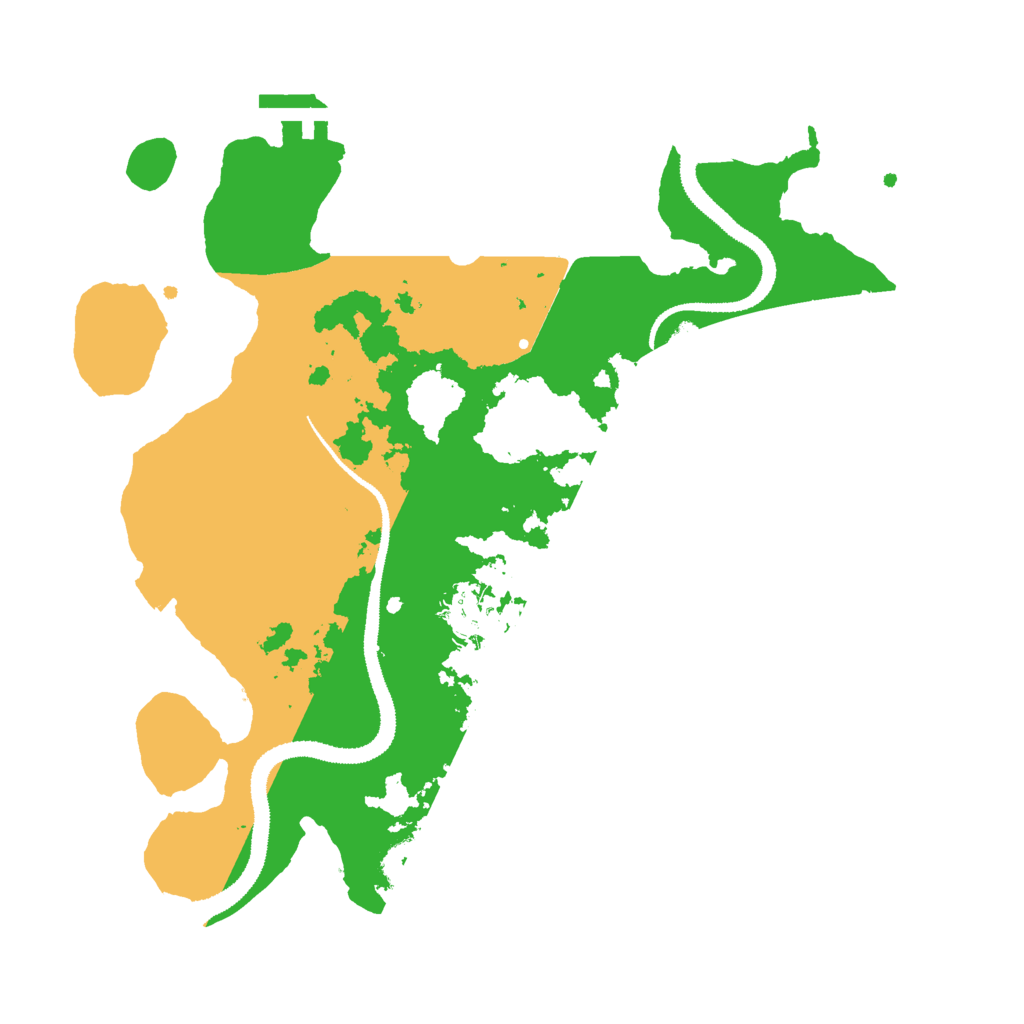 Biome Rust Map: Procedural Map, Size: 3000, Seed: 1194285099