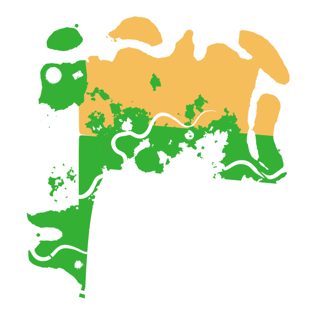 Biome Rust Map: Procedural Map, Size: 3500, Seed: 1129810071