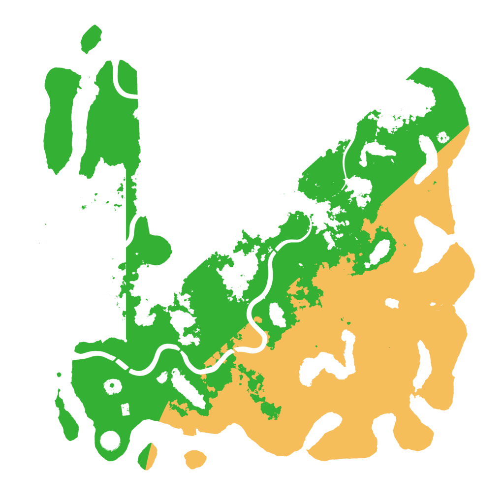 Biome Rust Map: Procedural Map, Size: 4500, Seed: 925779287