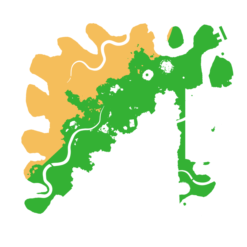Biome Rust Map: Procedural Map, Size: 3500, Seed: 1081277130