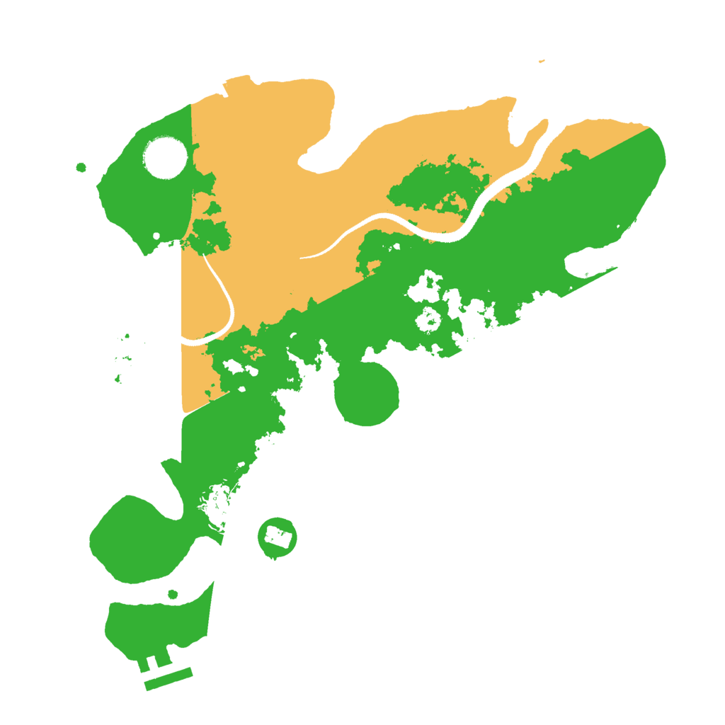 Biome Rust Map: Procedural Map, Size: 3000, Seed: 6985