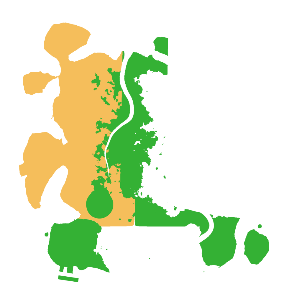 Biome Rust Map: Procedural Map, Size: 3000, Seed: 107358753