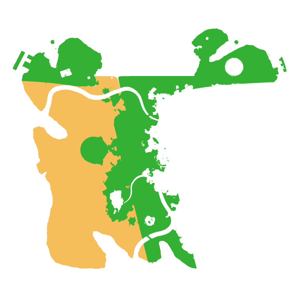 Biome Rust Map: Procedural Map, Size: 3050, Seed: 1688648995