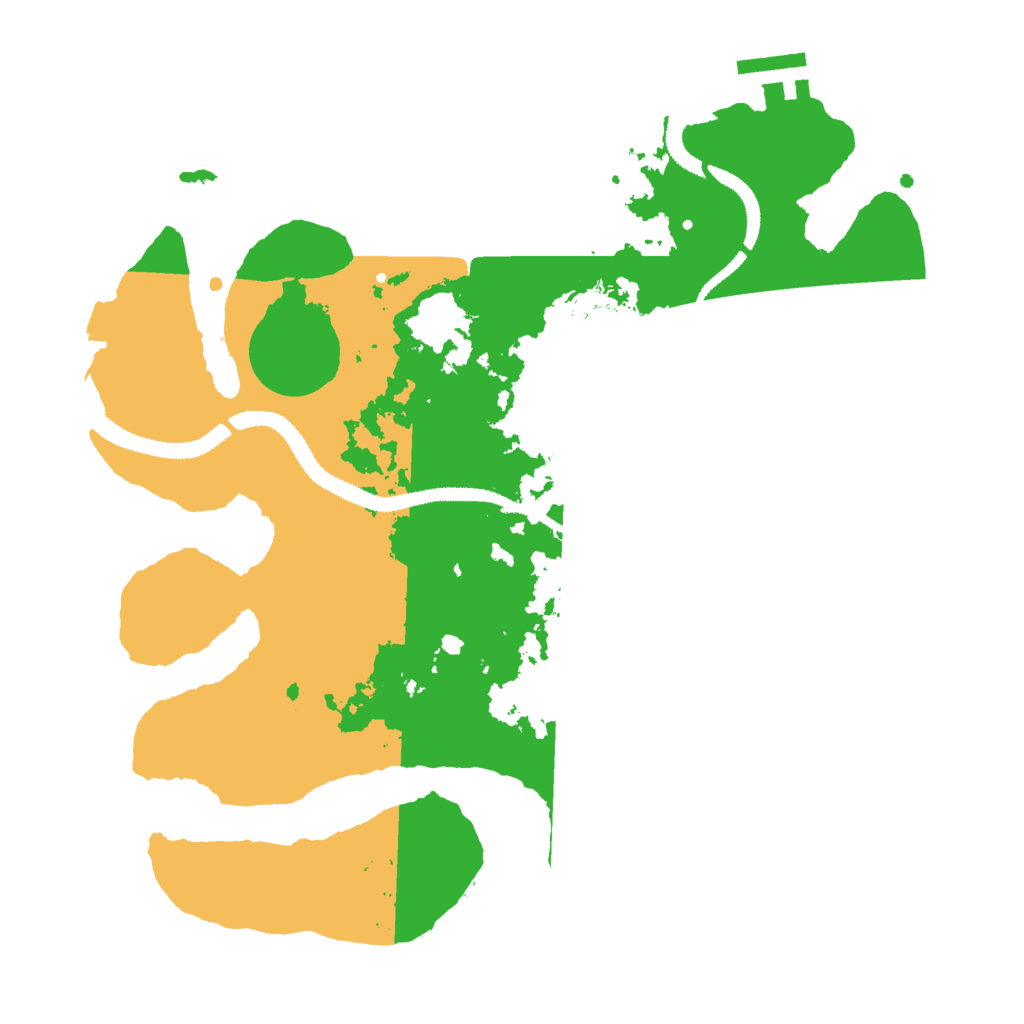 Biome Rust Map: Procedural Map, Size: 3000, Seed: 63413