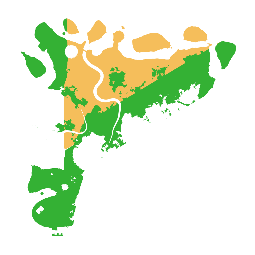 Biome Rust Map: Procedural Map, Size: 3500, Seed: 1282797771
