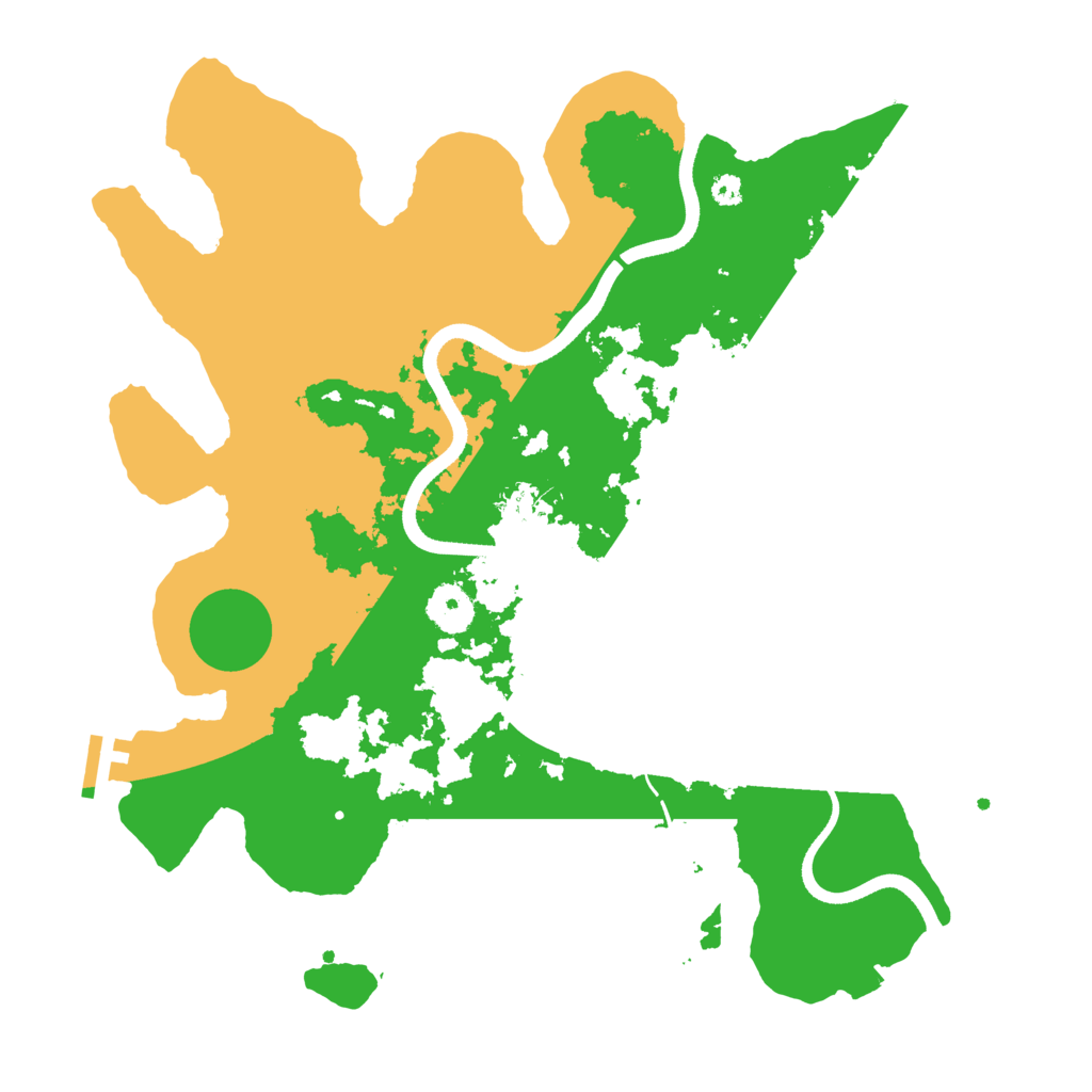 Biome Rust Map: Procedural Map, Size: 3500, Seed: 1732210172