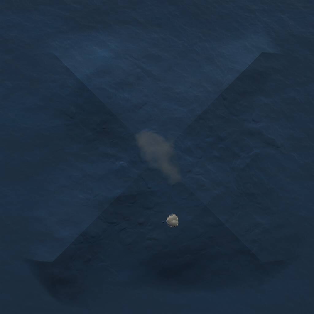 Rust Map: Procedural Map, Size: 1000, Seed: 1854119772, 1 Monuments