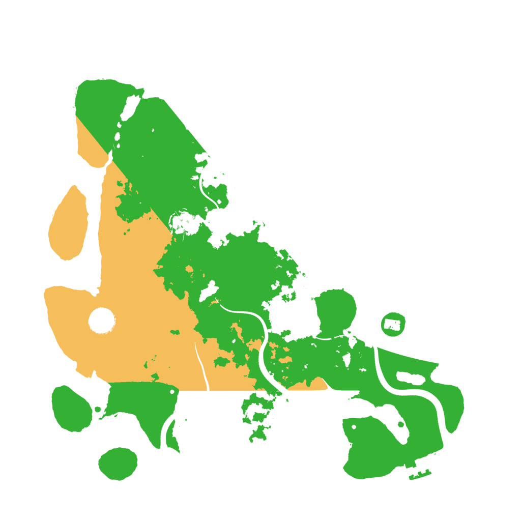 Biome Rust Map: Procedural Map, Size: 3500, Seed: 1043629425