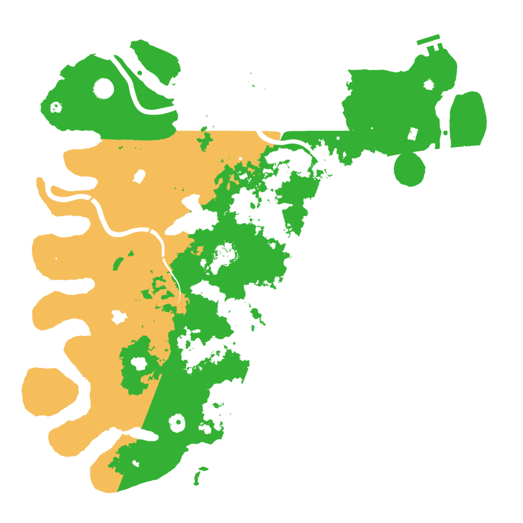 Biome Rust Map: Procedural Map, Size: 4500, Seed: 433554765