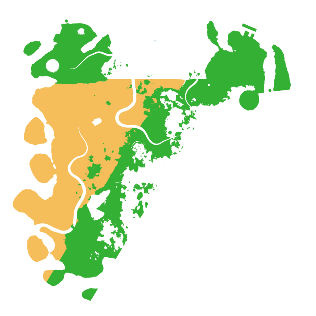 Biome Rust Map: Procedural Map, Size: 4250, Seed: 1259165802