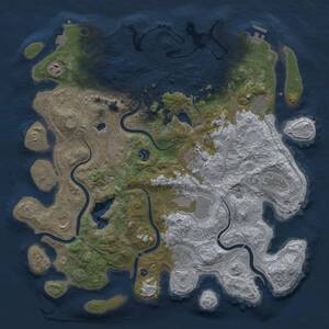 Thumbnail Rust Map: Procedural Map, Size: 4250, Seed: 1259165802, 15 Monuments