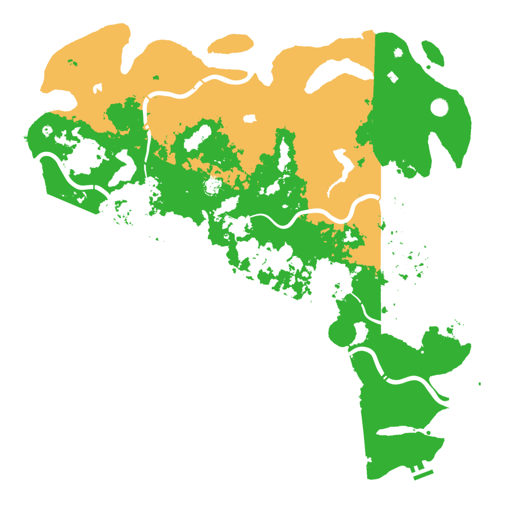 Biome Rust Map: Procedural Map, Size: 5000, Seed: 2084876316