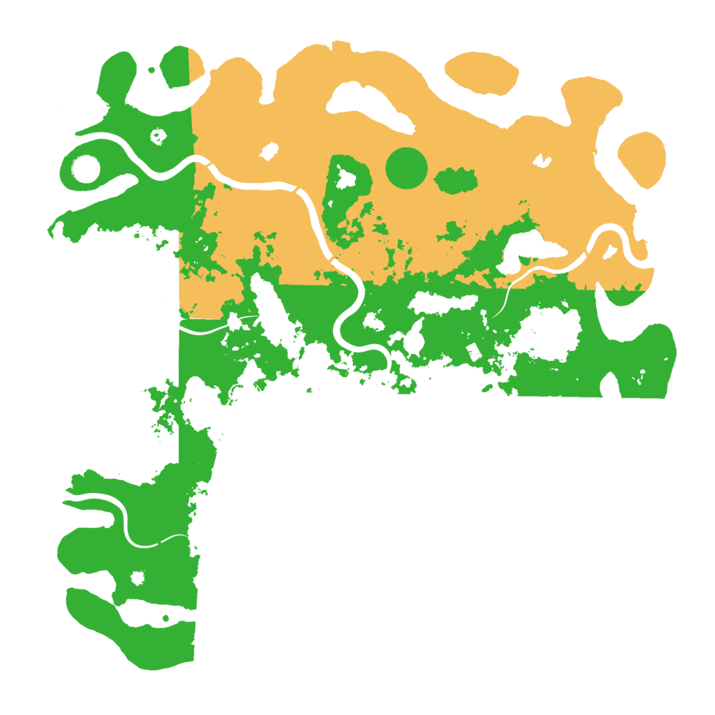 Biome Rust Map: Procedural Map, Size: 4500, Seed: 1387553927