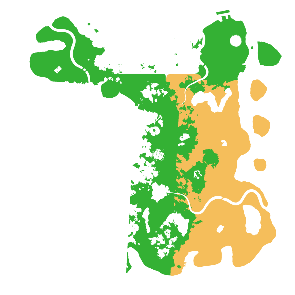 Biome Rust Map: Procedural Map, Size: 4500, Seed: 181844975