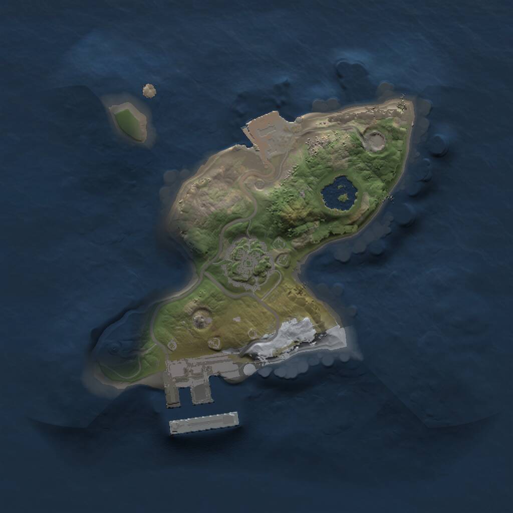 Rust Map: Procedural Map, Size: 1500, Seed: 361699645, 3 Monuments