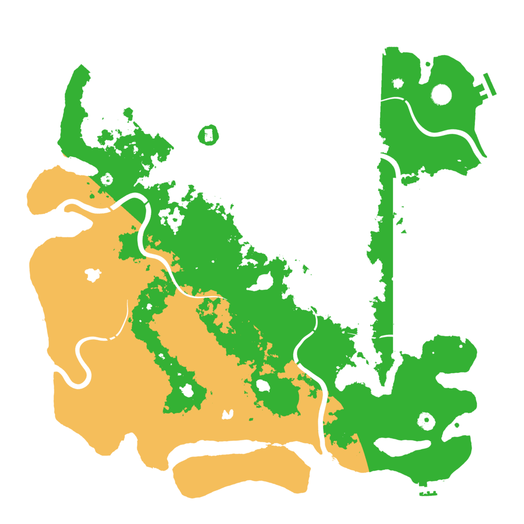 Biome Rust Map: Procedural Map, Size: 4500, Seed: 2018295034