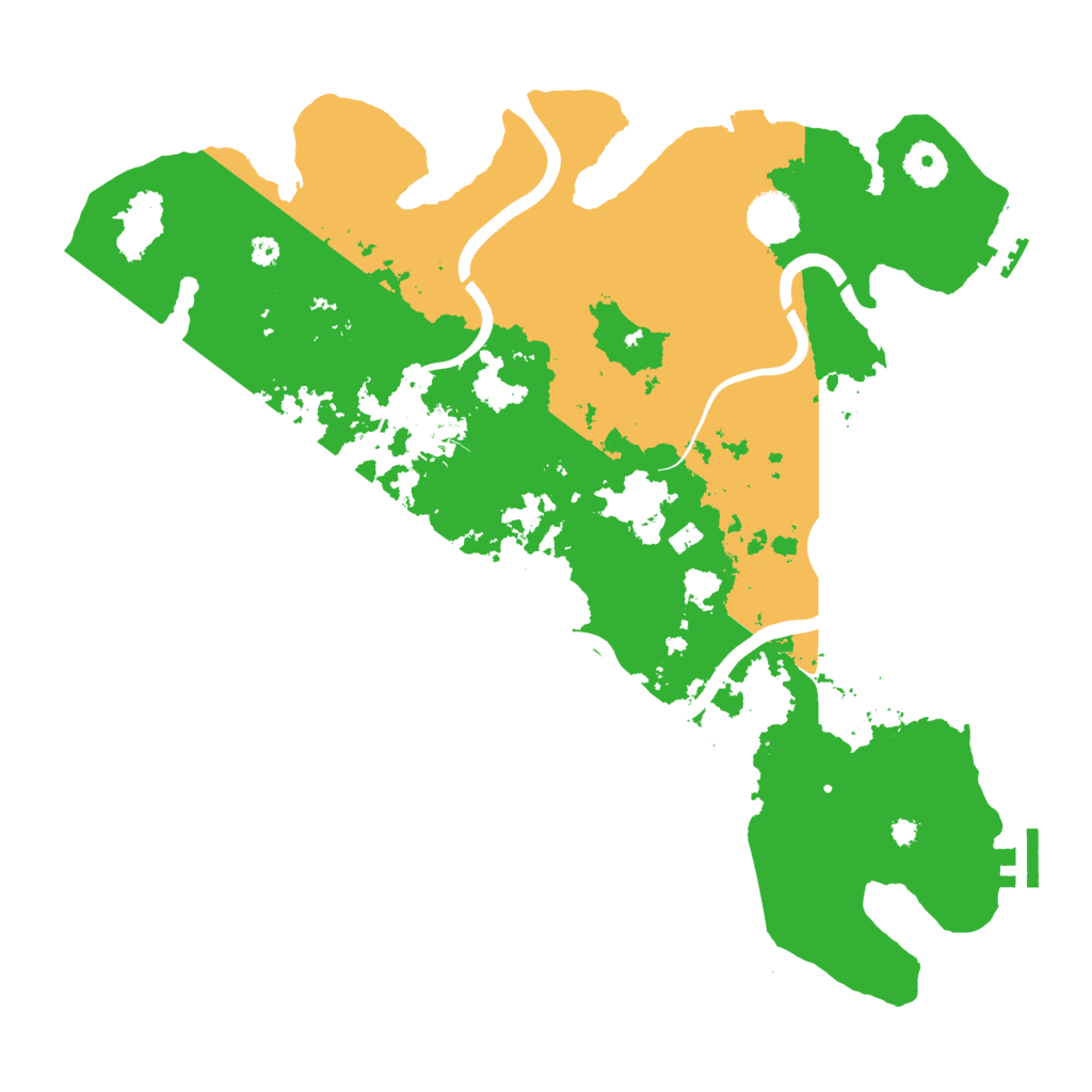 Biome Rust Map: Procedural Map, Size: 3750, Seed: 2032581299