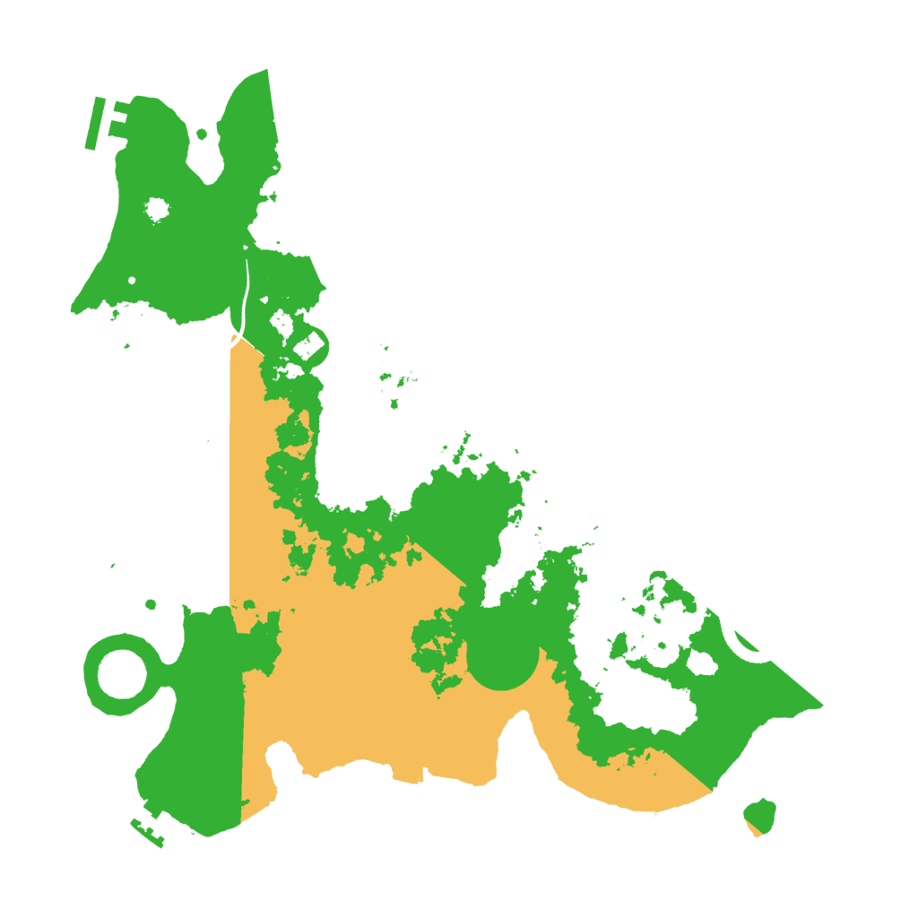 Biome Rust Map: Procedural Map, Size: 3500, Seed: 1822609881