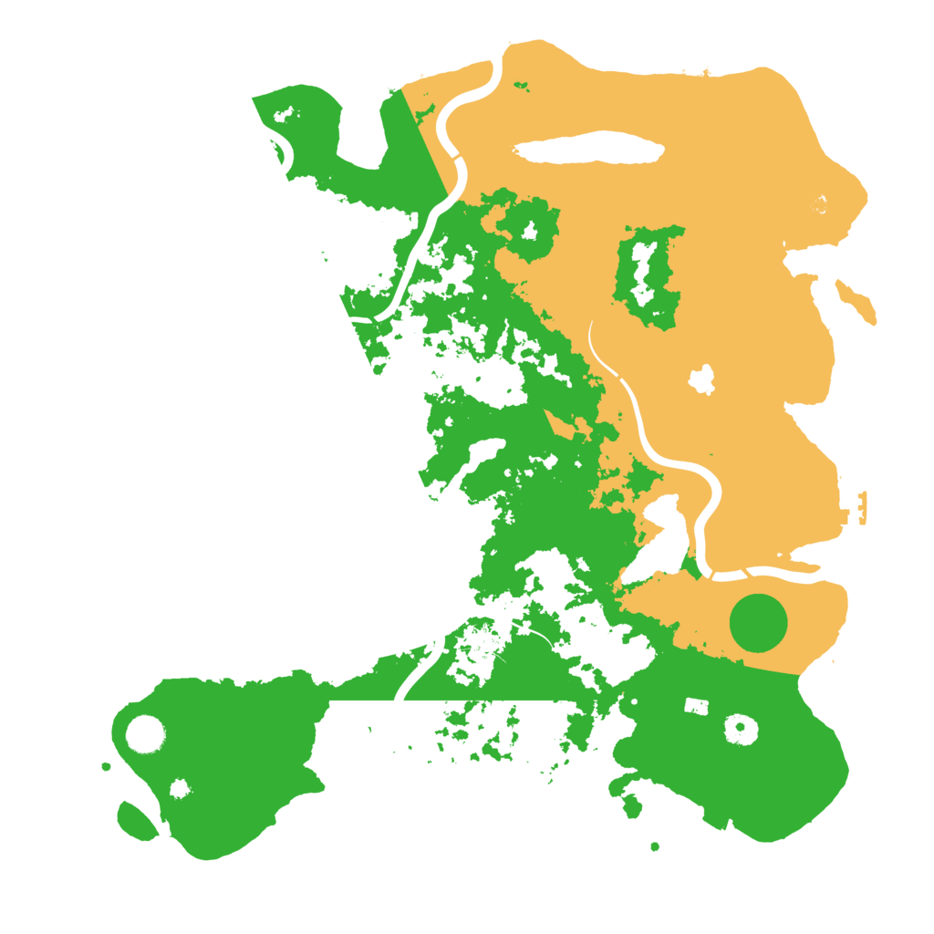 Biome Rust Map: Procedural Map, Size: 4250, Seed: 581033723