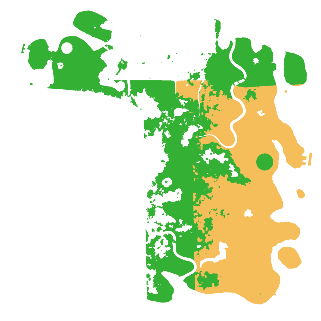 Biome Rust Map: Procedural Map, Size: 5000, Seed: 1233445