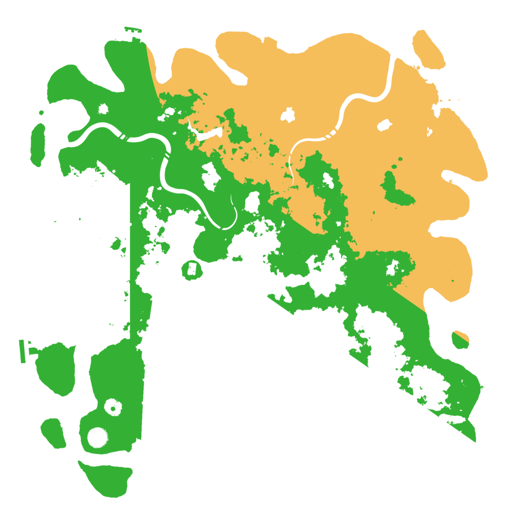 Biome Rust Map: Procedural Map, Size: 4500, Seed: 1868831077
