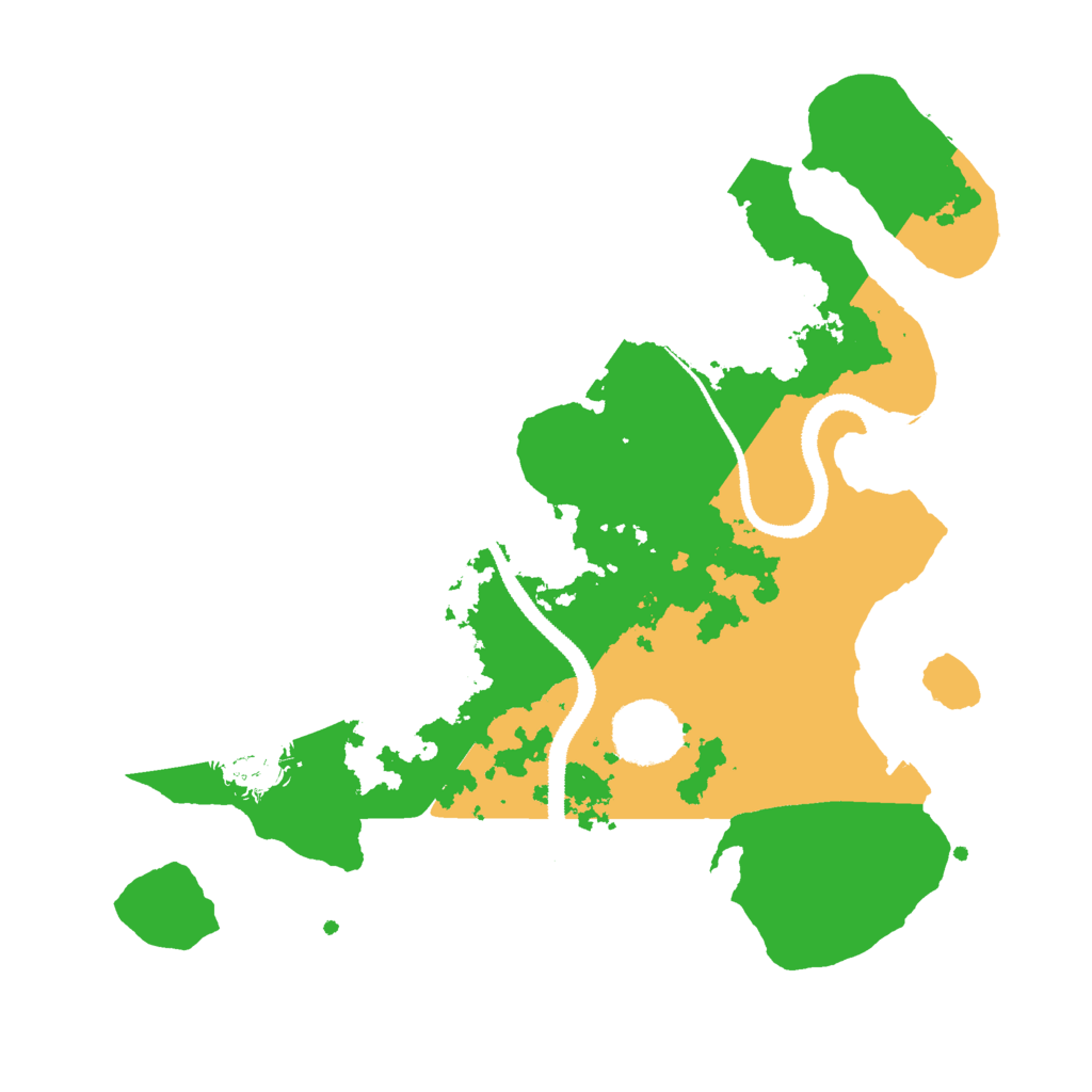 Biome Rust Map: Procedural Map, Size: 3000, Seed: 26777