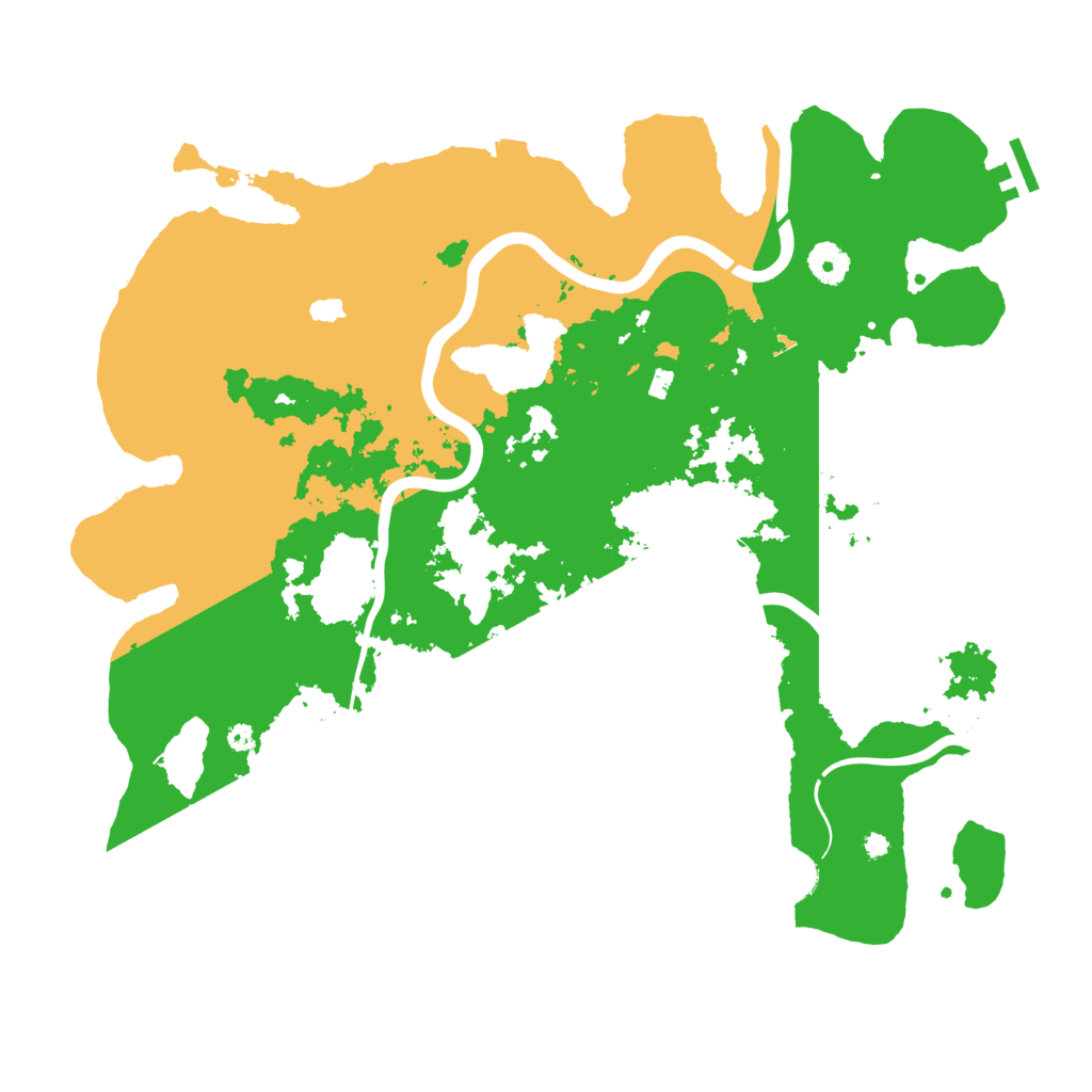 Biome Rust Map: Procedural Map, Size: 4000, Seed: 483274508