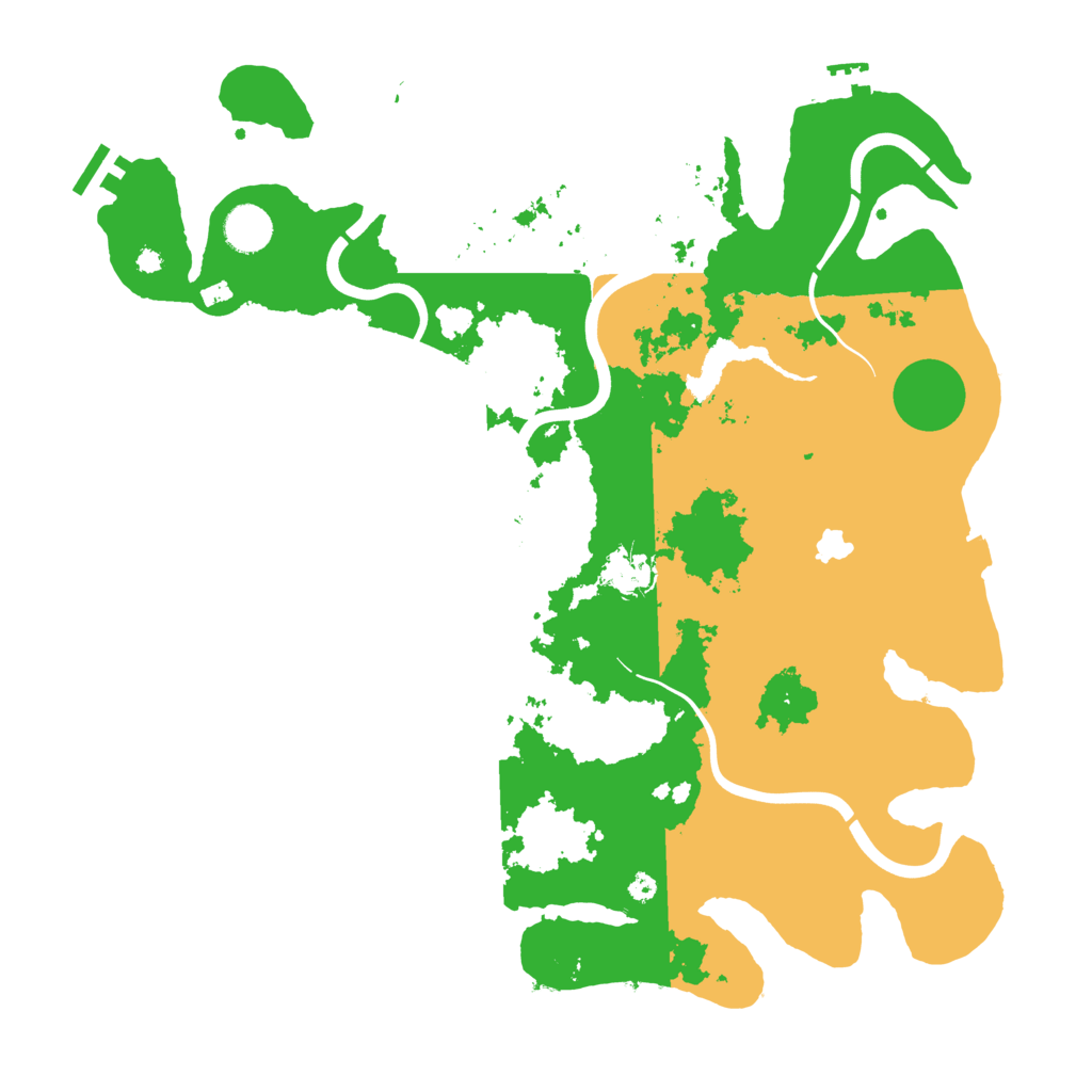 Biome Rust Map: Procedural Map, Size: 4000, Seed: 1226254876