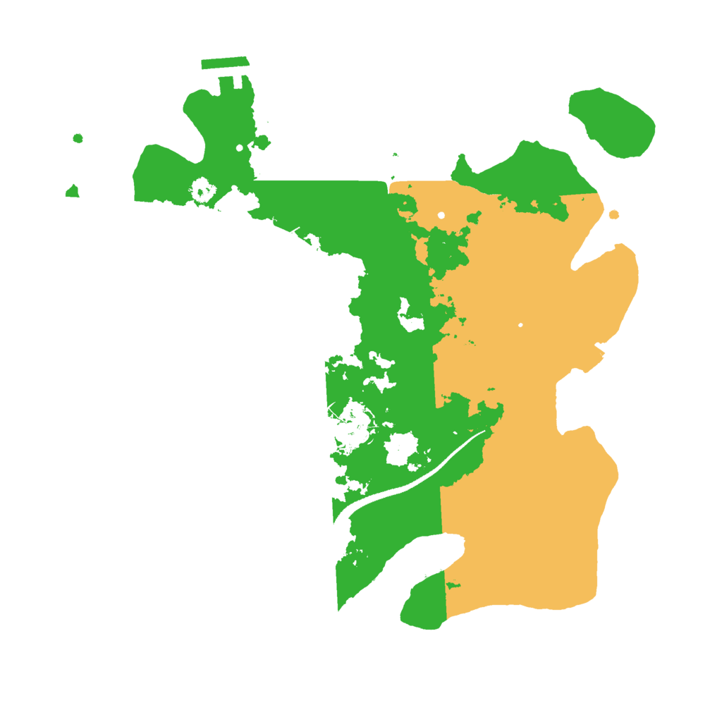 Biome Rust Map: Procedural Map, Size: 3000, Seed: 2061589250