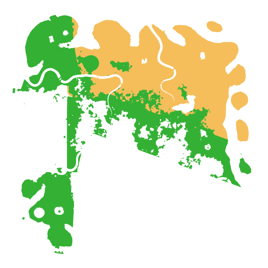 Biome Rust Map: Procedural Map, Size: 4500, Seed: 274371199