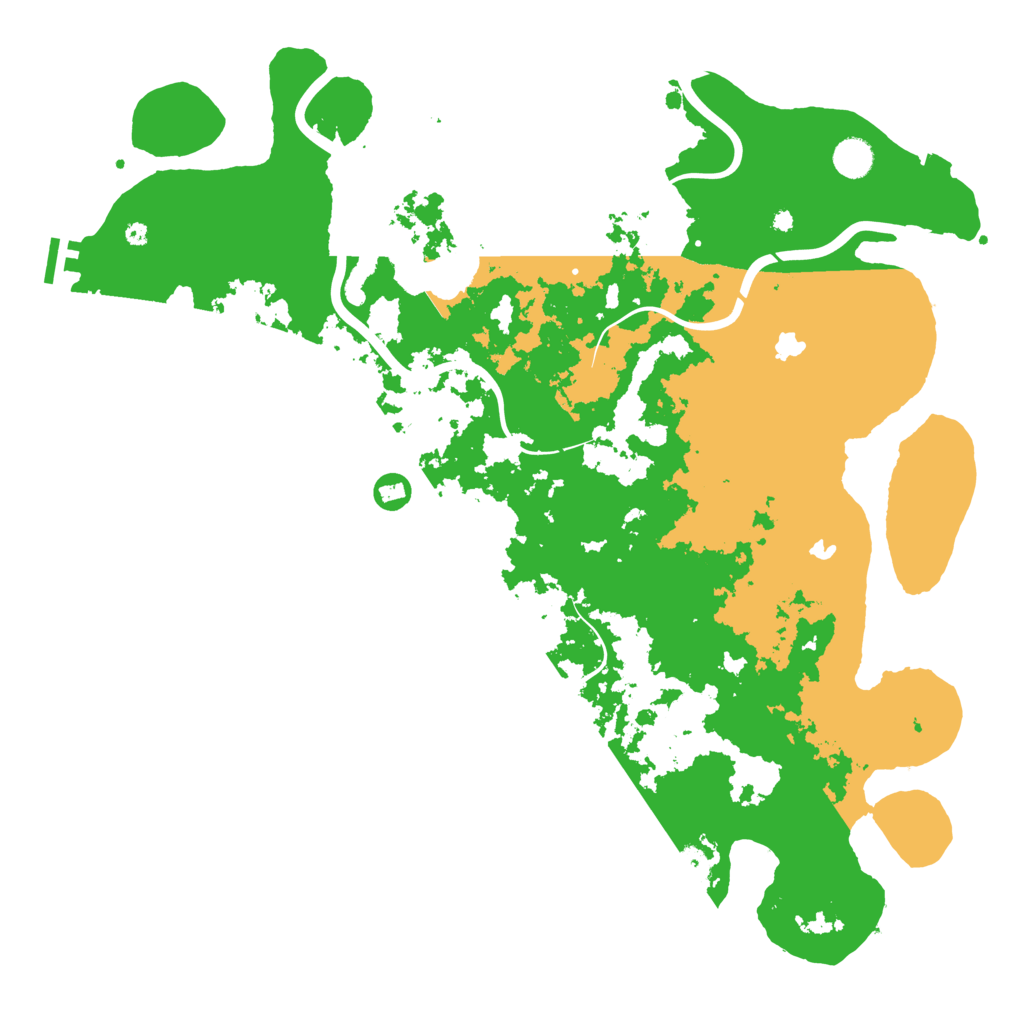 Biome Rust Map: Procedural Map, Size: 4500, Seed: 54146416