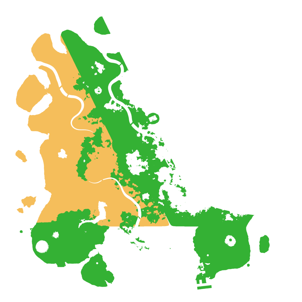 Biome Rust Map: Procedural Map, Size: 4250, Seed: 1304654375