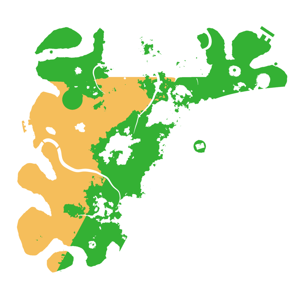 Biome Rust Map: Procedural Map, Size: 4000, Seed: 5141434