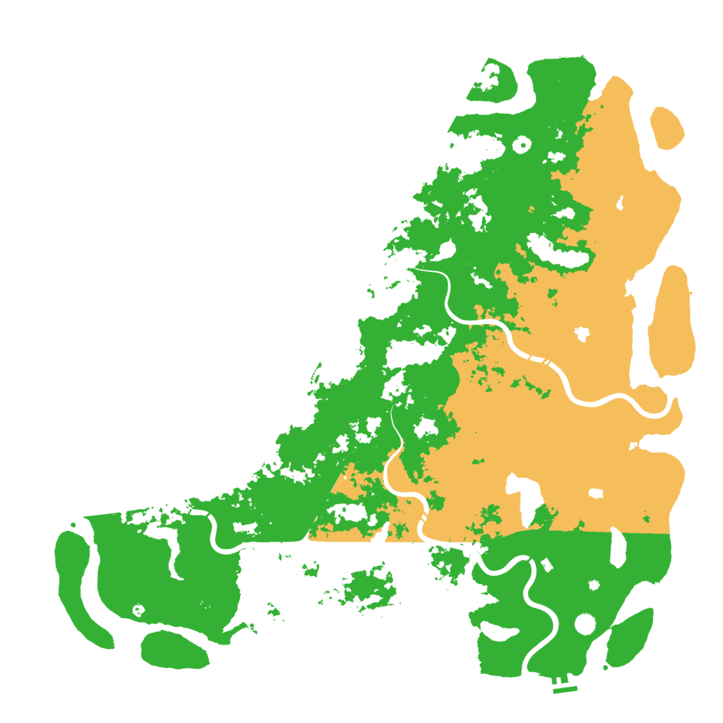 Biome Rust Map: Procedural Map, Size: 6000, Seed: 1784937703
