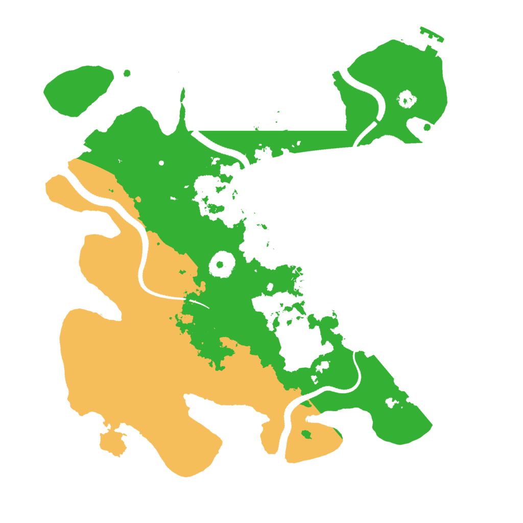 Biome Rust Map: Procedural Map, Size: 3000, Seed: 754316535