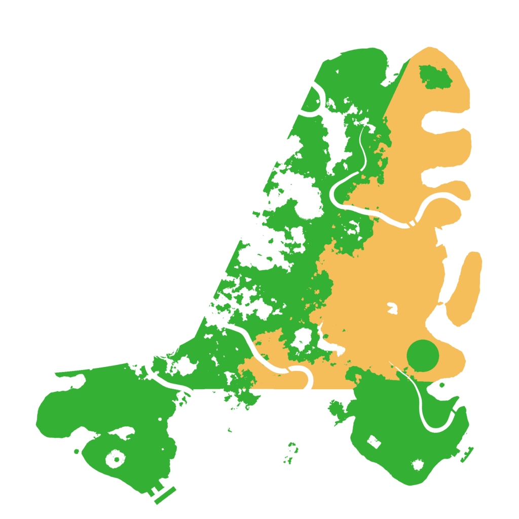 Biome Rust Map: Procedural Map, Size: 4250, Seed: 730409915